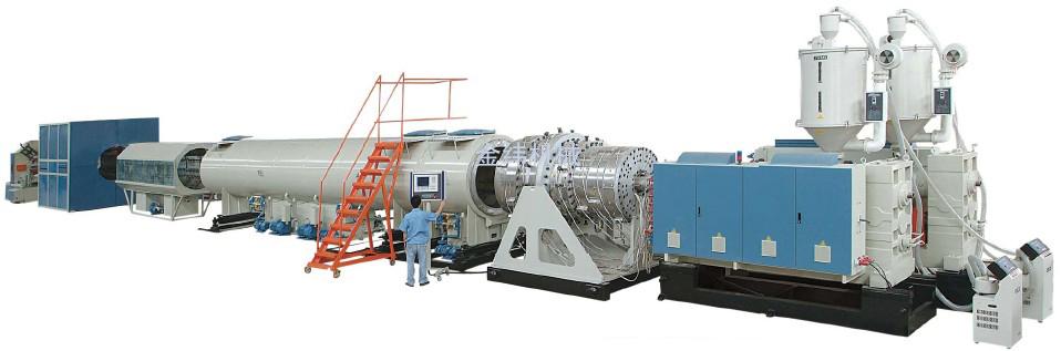 大口徑HDPE 供水管、燃氣管擠出生產線